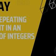 Array First Repeating Element
