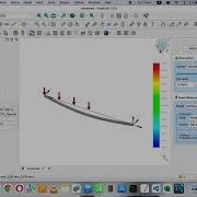Freecad Beam Analysis With 1d Fem Elements Live Solving Structural Simulation Tutorial