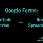 Google Forms Multiple Forms To One Spreadsheet