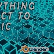Blender Заставьте что угодно реагировать на музыку аудио Blender 2 8
