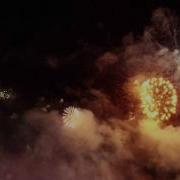 EDC Las Vegas 2016 Fireworks Walk