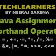 Java Assignment And Shorthand Operators