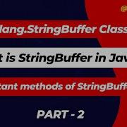 13 Important Methods Of StringBuffer Class StringBuffer Java Lang StringBuffer Java