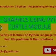 Python Tutorial For Beginners 18 Graphics Using Python Turtle Module