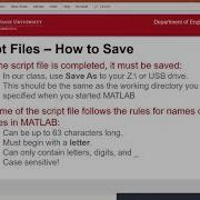 Script Files In MATLAB