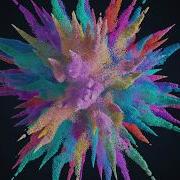 Color Powder Explosion Made With X Particles In Cinema 4D