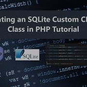 Creating An SQLite Custom CRUD Class In PHP DEMO