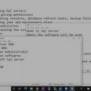 Sql DBA Batch 41 Class 1