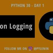 Python Logging Python30 Day 1
