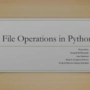 File Handling In Python 2