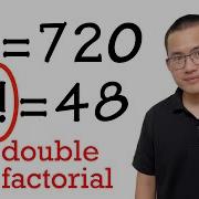 Double Factorial Vs Regular Factorial