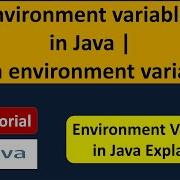 Environment Variables In Java Java Environment Variable Java Tutorial