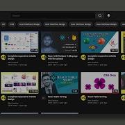 How To Make A Website Like Youtube Using HTML CSS Responsive Design