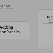 Adding Section Breaks