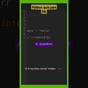 Python Quiz Part 54 Pythonquiz Viral Youtubeshorts Codinglove