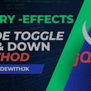 Slide Toggle Up Down JQuery Effects Html Css Jquery Tutorial