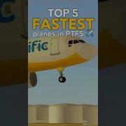 Top 5 Fastest Planes In PTFS Roblox Ptfs Aviation Shorts