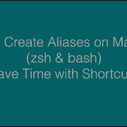 Как создать псевдонимы на MacBook Zsh и Bash Экономьте время с помощью сочетаний клавиш
