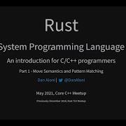 Rust System Programming Language An Introduction For C C Programmers
