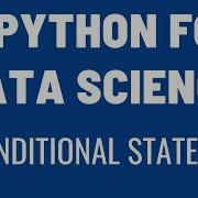 Conditionals If Else Statement Python For Data Science Learn Python
