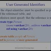 Object Identity And Reference Types In SQLObject Oriented DBMS Vs Object Relational DBMS