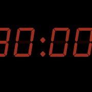 30 Minute Timer Retro Red Lcd Alarm Clock With Alarm