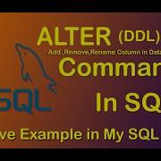 SQL ALTER COMMAND Add Delete And Rename Column Table Alter Table Statement In SQL