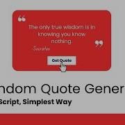How To Build A Random Quote Generator Using JavaScript Beginner JavaScript Project
