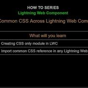 9 Salesforce LWC I Sharing Common CSS Across Lightning Web Components