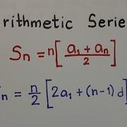 Arithmetic Series Sum Of The Terms Of Arithmetic Sequence