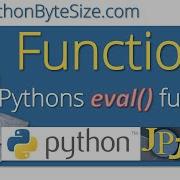 Pythons Eval Function