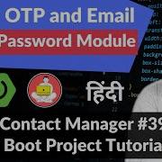 Verify OTP And User Email While Changing Password Smart Contact Manager 39 Spring Boot Tutorial