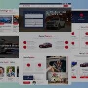 Responsive Car Rental Website Using HTML CSS JavaScript