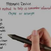Mnemonic Devices Intro To Psychology