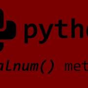 Python Isalnum String Method