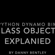 DynamoBIM Python Fundamentals Class Objects