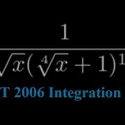 2006 Mit Integration Bee Question