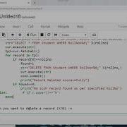 Interface Python With MySql Part 5 Deleting Record From Table