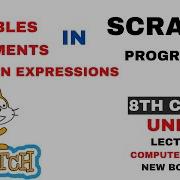 Variables Statement Boolean Expression Scratch Programming Scratch Tutorial 8 Computer Chapter 6