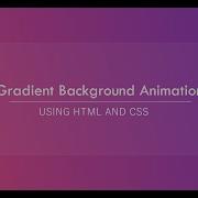 Animated Background With Pure CSS And Html No Javascript No Jquery HTML CSS TUTORIAL