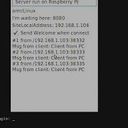 Java JavaFX Server On Raspberry Pi Client On PC