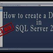 How To Create Database In SQL Server 2014