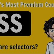 CSS What Is Selectors Web Development Course