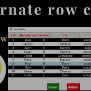 How To Alternate Row Color In Tkinter Treeview