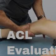 Оценка ACL положительный тест Лахмана и положительный тест обратного смещения опорного звена