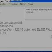 How To Make A Batch Password Program