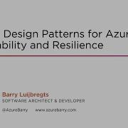 Course Preview Cloud Design Patterns For Azure Availability And Resilience