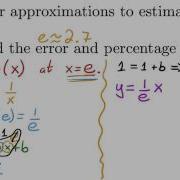 Linear Approximation Example 2