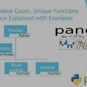 Count Value Count Unique Functions In Pandas Python