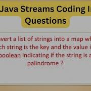 Top 50 Tricky Stream Interview Questions Convert A List Of Strings Into A Map Java8 Streams